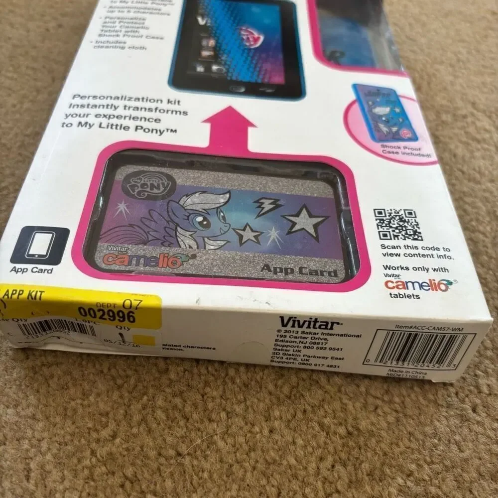 Vivitar Camelio My Little Pony Personalization Kit 2013 *New*